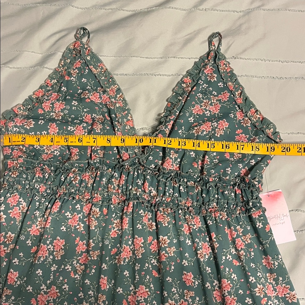 Womens Floral print maxi dress - Picture 5 of 5